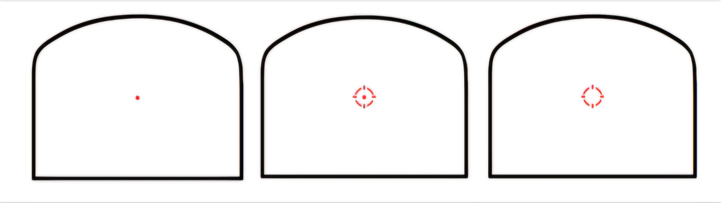 MP-SERIES MULTIPLE RETICLE RED DOT OPTIC SIGHT